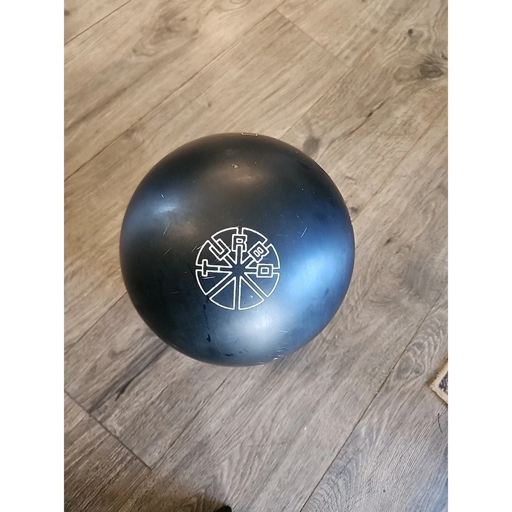 Ebonite Turbo black Urethane Bowling Ball 16 Lb